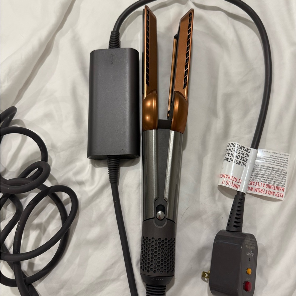 Dyson Silver and Gold Hair Straightener